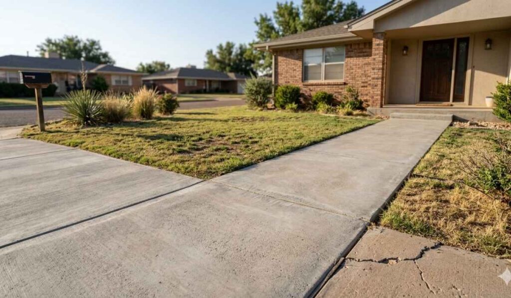Best Concrete Walkways Contractors in Amarillo TX | Solid Base