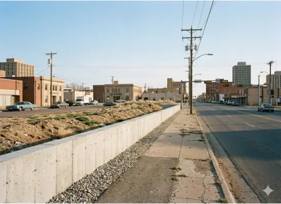 Concrete Retaining Wall Building in Amarillo TX