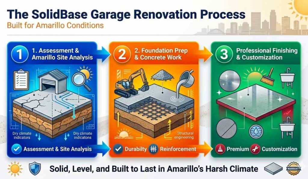 Effective Concrete Garage Renovation Contractors in Amarillo TX and Nearby Areas