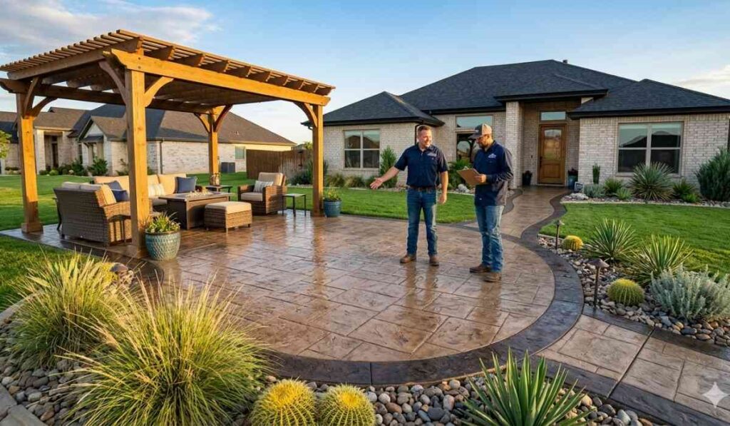 Stamped Concrete Contractors in Amarillo TX
