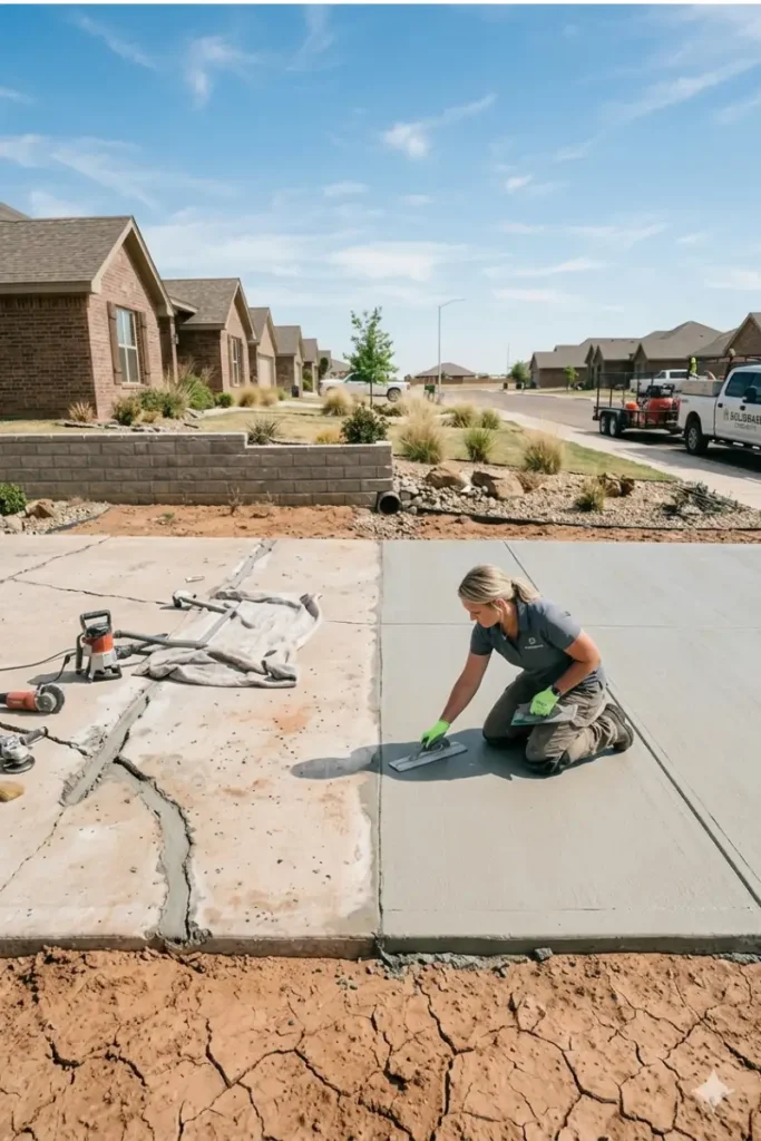 Concrete Repair and Resurfacing Services in Amarillo TX and Nearby Areas