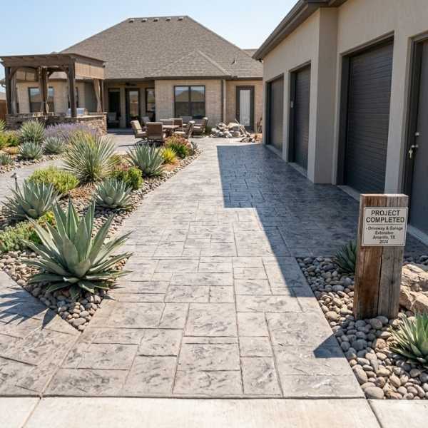 Stamped Concrete Walkways